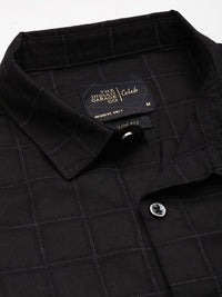 The Indian Garage Co Slim Fit Opaque Checked Casual Shirt