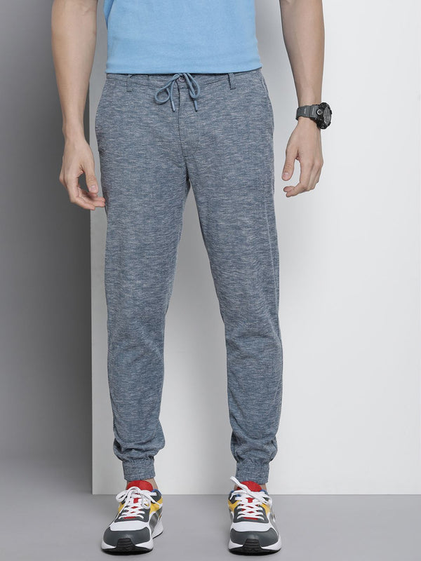 The Indian Garage Co Men Mid-Rise Slim Fit Joggers