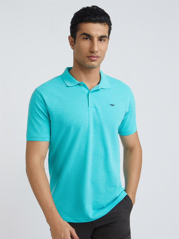 T-shirt kolar polo Park Avenue Solid Fit