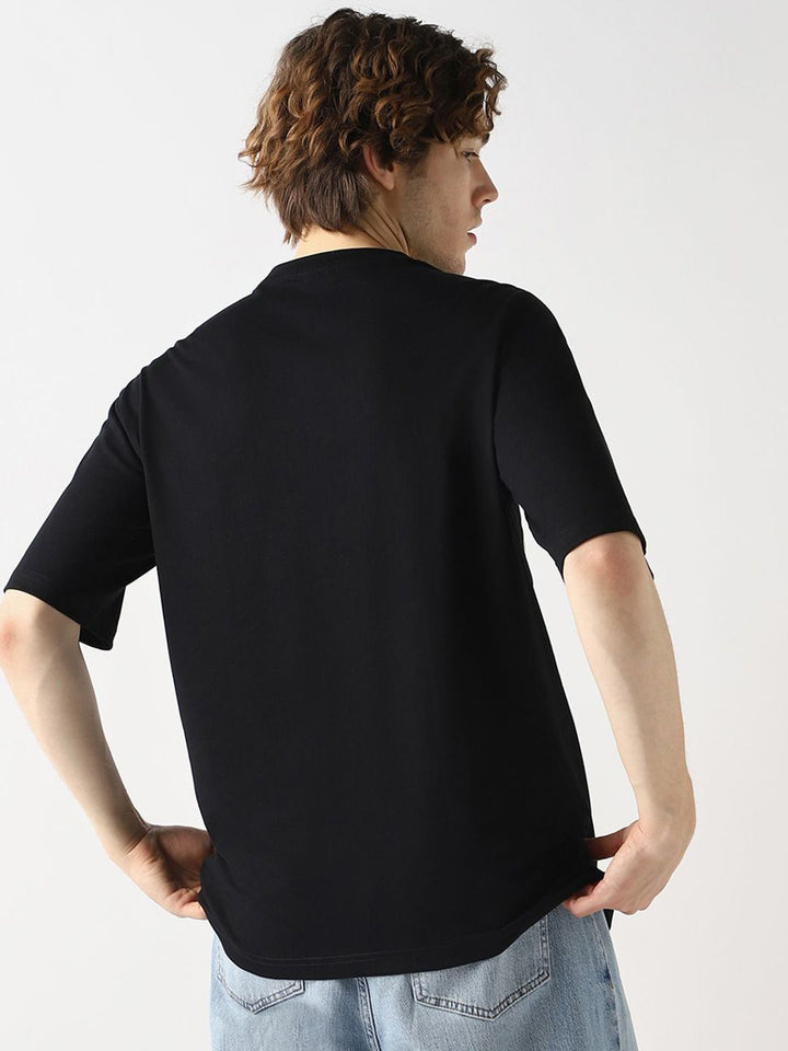 Bewakoof Men Pure Cotton & Oversized Printed T-shirt