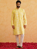 SOJANYA Ethnic Motifs Embroidered Regular  Pure Cotton Kurta with Churidar