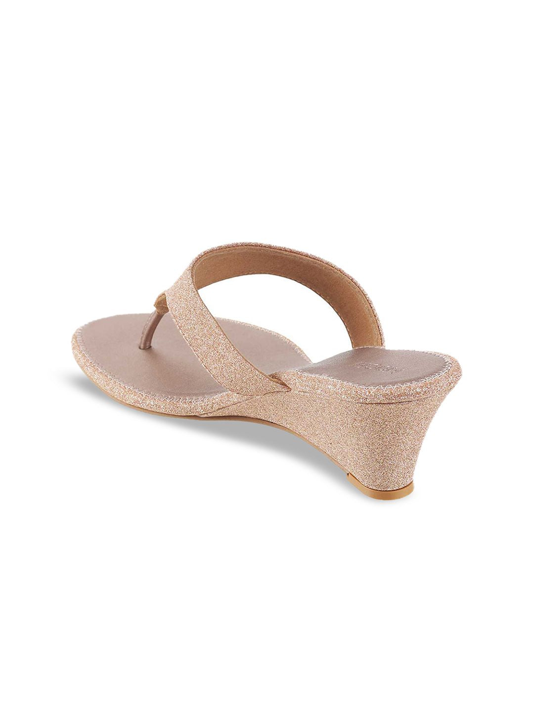 Mochi Women Gold-Toned Solid Heels