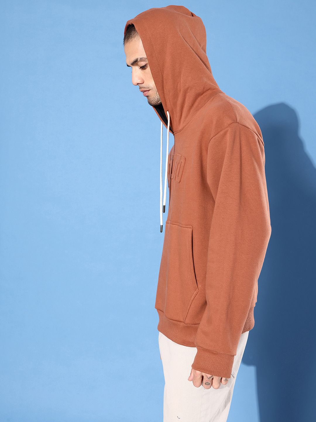DILLINGER Men Typography Printed Hooded Sweatshirt
