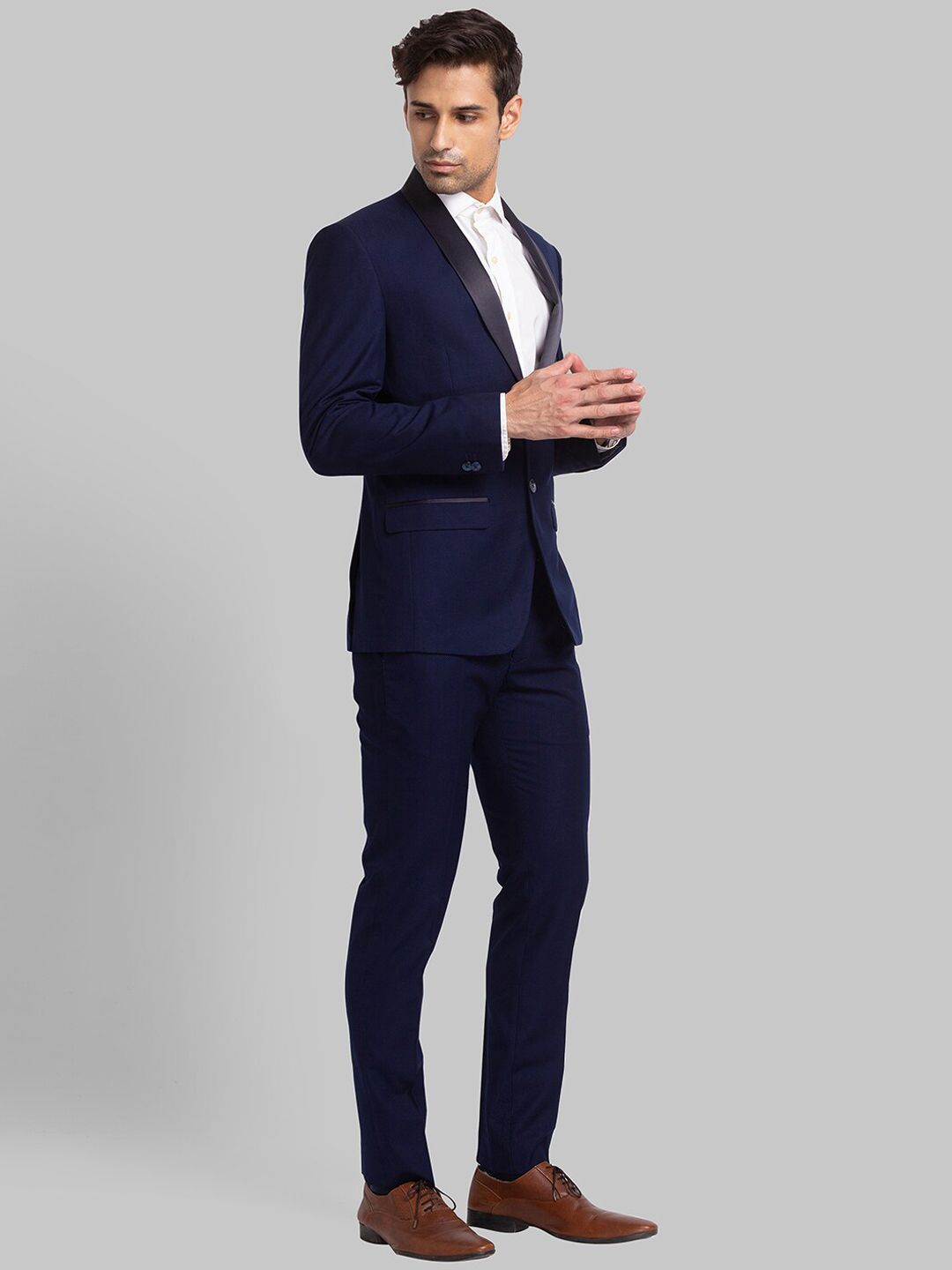 Park Avenue Men Super Slim-Fit Single-Breasted Two-Piece Suit