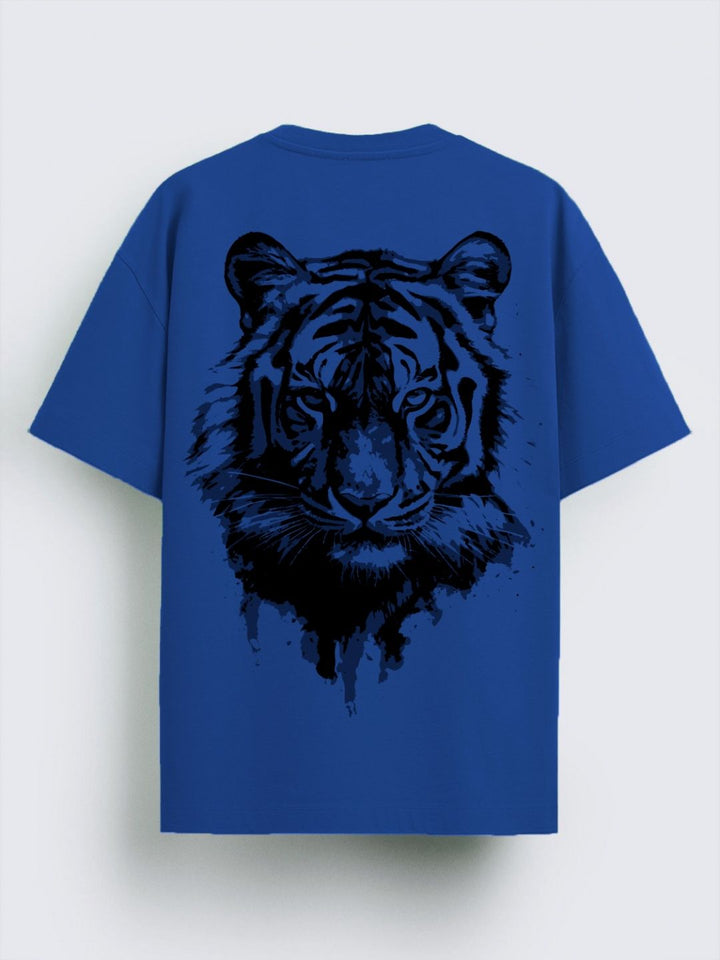 ADRO Men Graphic Printed Drop-Shoulder Sleeve Cotton Oversized T-shirt
