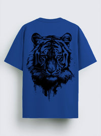ADRO Men Graphic Printed Drop-Shoulder Sleeve Cotton Oversized T-shirt