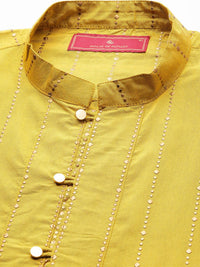 House of Pataudi Jashn Striped Kurta