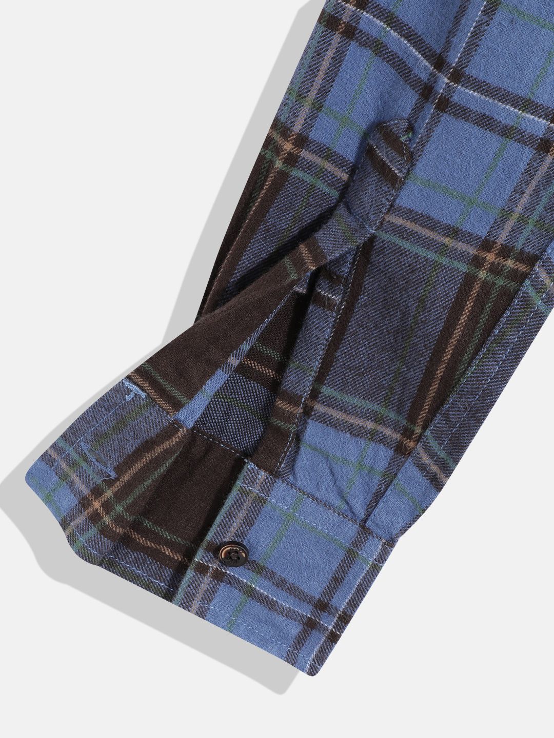 Monte Carlo Boys Tartan Checked Casual Smart Fit Shirt