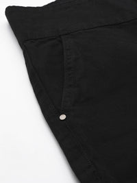 DressBerry Women Black Flared High-Rise Stretchable Jeans