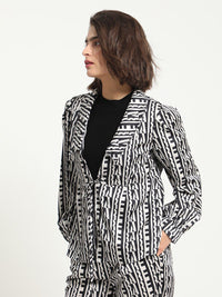 RAREISM Abstract Printed Tie Ups Shirt Style Top