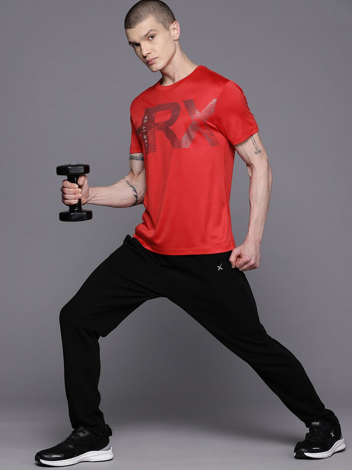 HRX by Hrithik Roshan Printed Rapid-Dry Training T-shirt