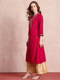 all about you Ethnic Motifs Yoke Design Kurta