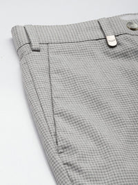 Park Avenue Men Checked Neo Fit Formal Trousers
