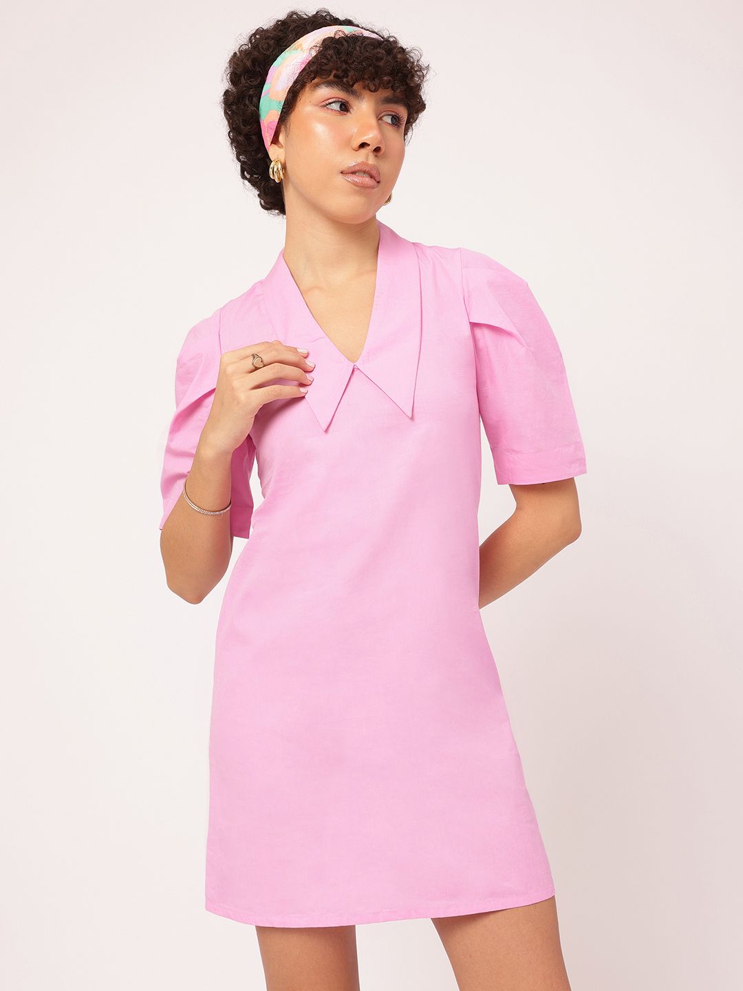 DressBerry Blush & Bold Sheath Mini Dress