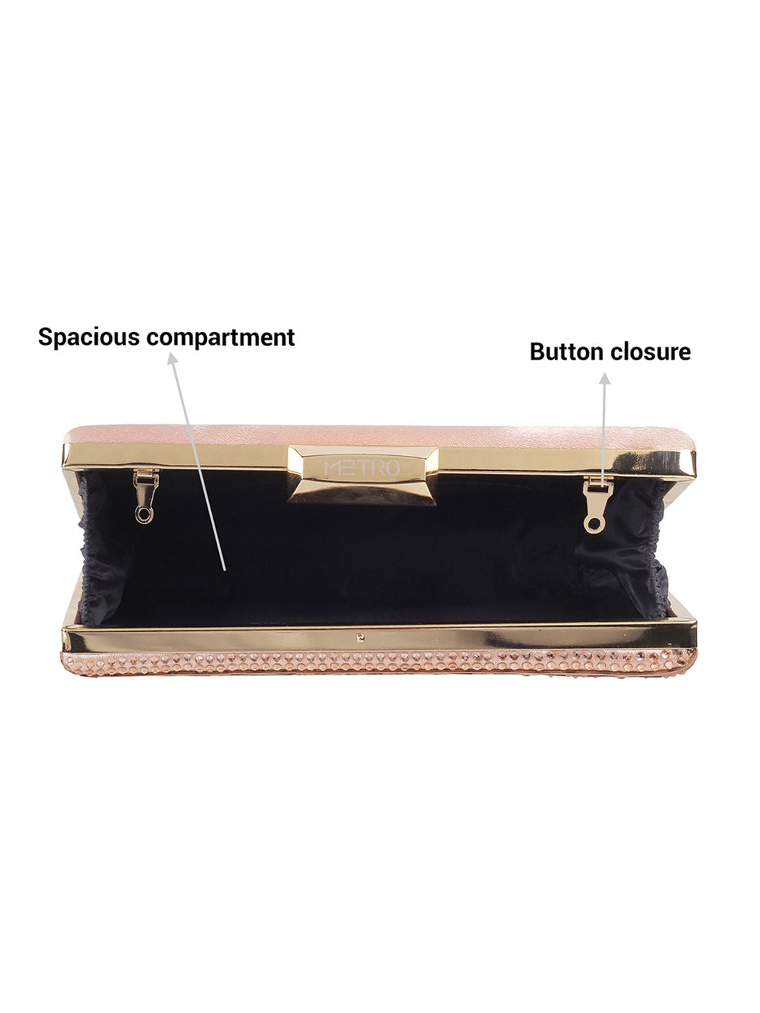 Metro Textured Box Clutch
