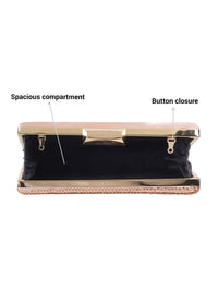 Metro Textured Box Clutch