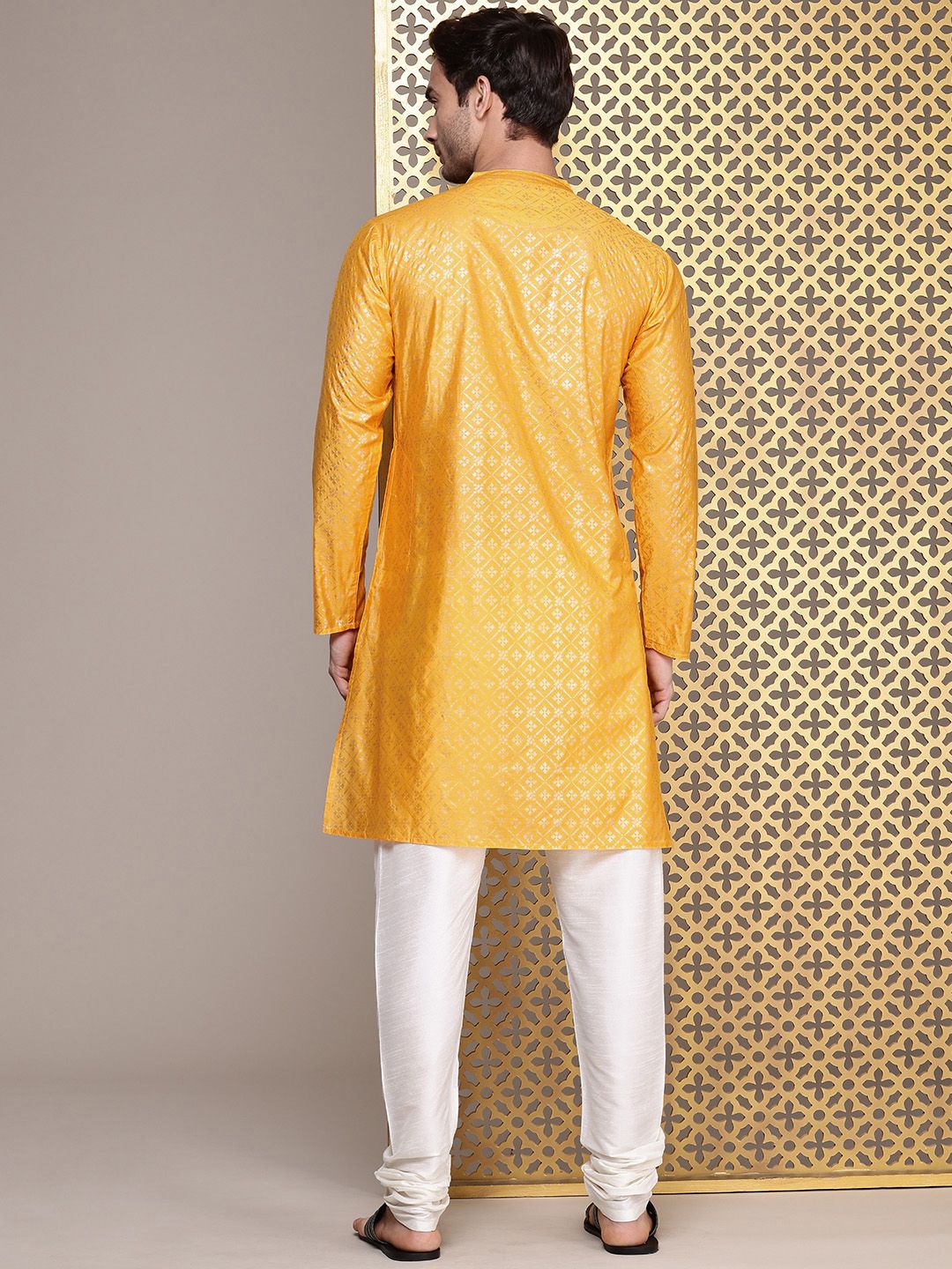House of Pataudi Geometric Printed Jashn Kurta