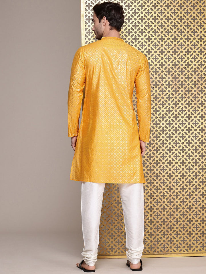 House of Pataudi Geometric Printed Jashn Kurta
