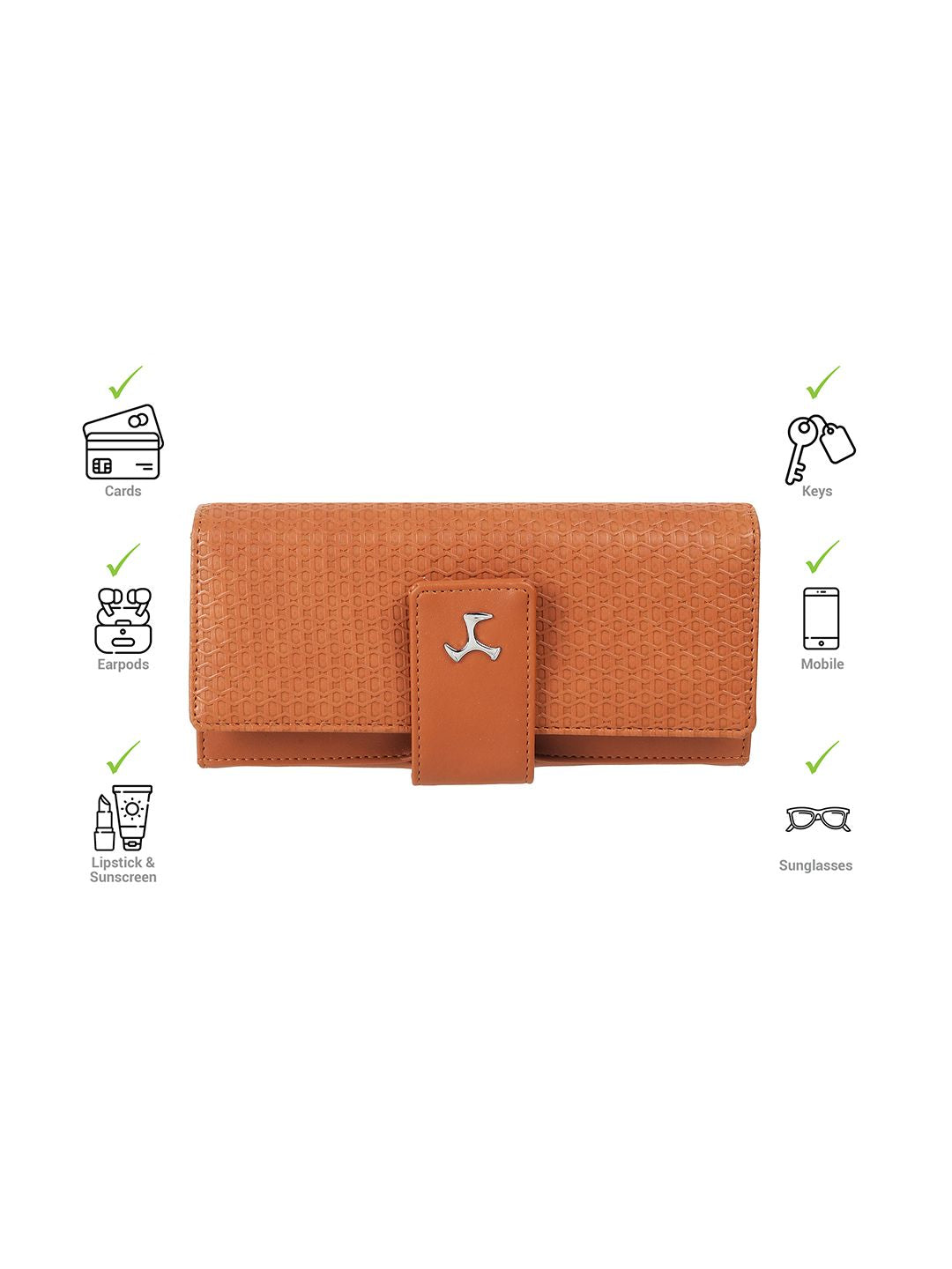Mochi Women Textured Envelope