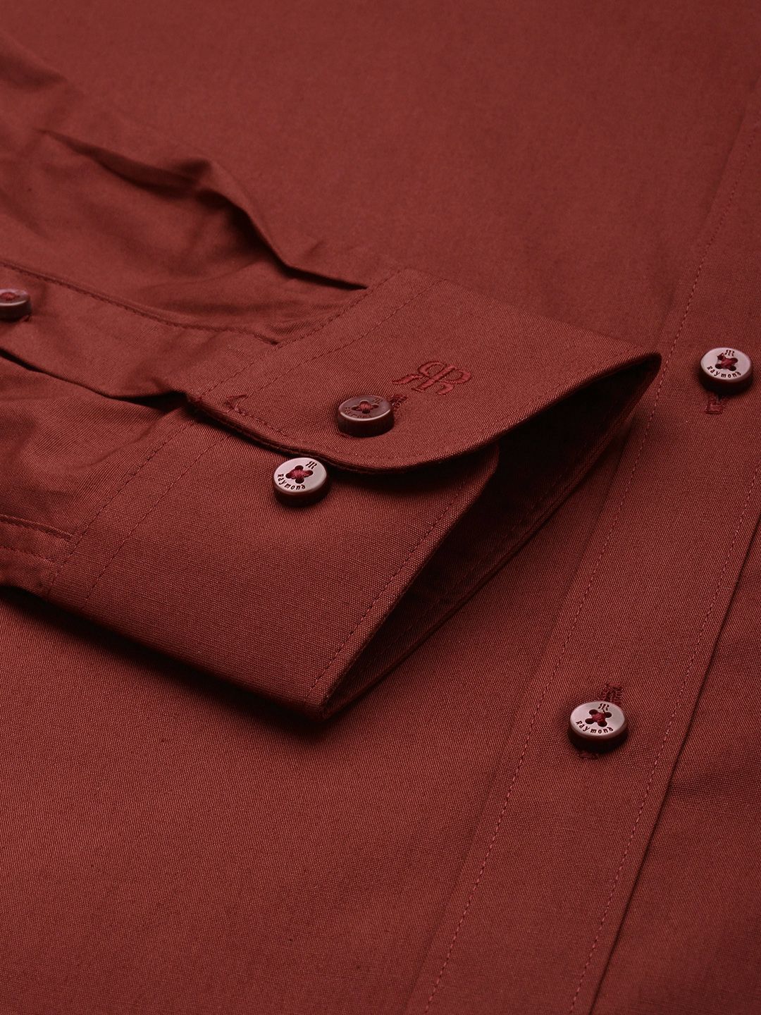 Raymond Pure Cotton Slim Fit Opaque Formal Shirt