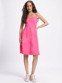 DressBerry Delicate Bows Strappy A-line Dress