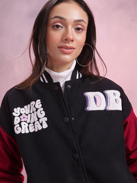 DressBerry Printed Bomber Jacket