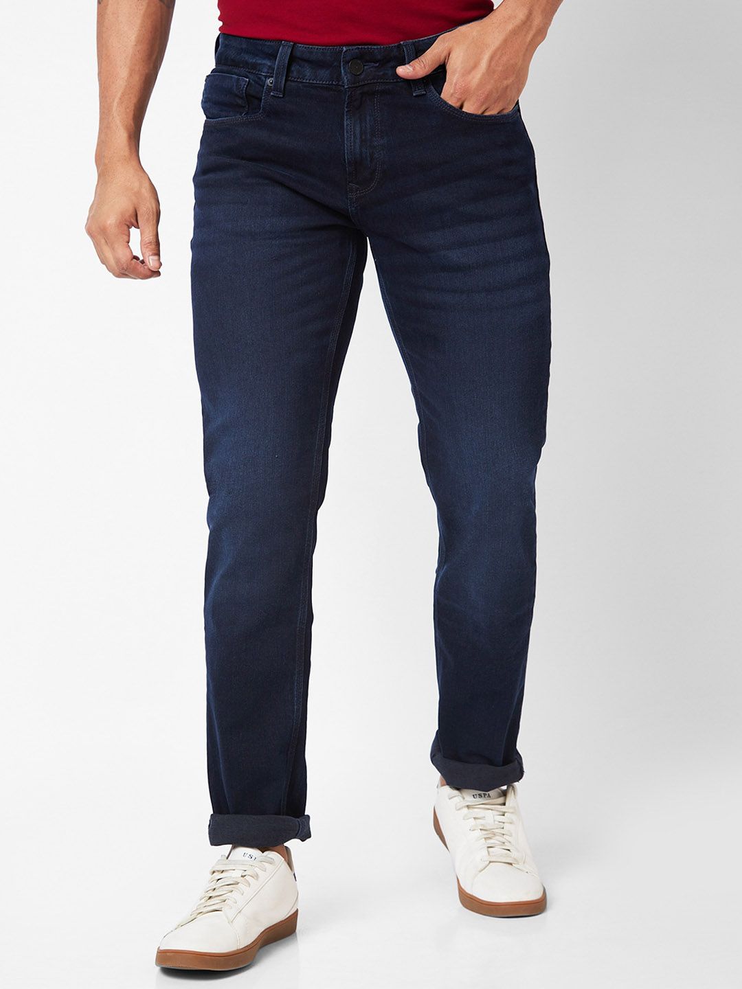 SPYKAR Men Slim Fit Low Rise Cotton Jeans