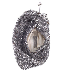 Lino Perros Embellished Structured Party Shoulder Bag