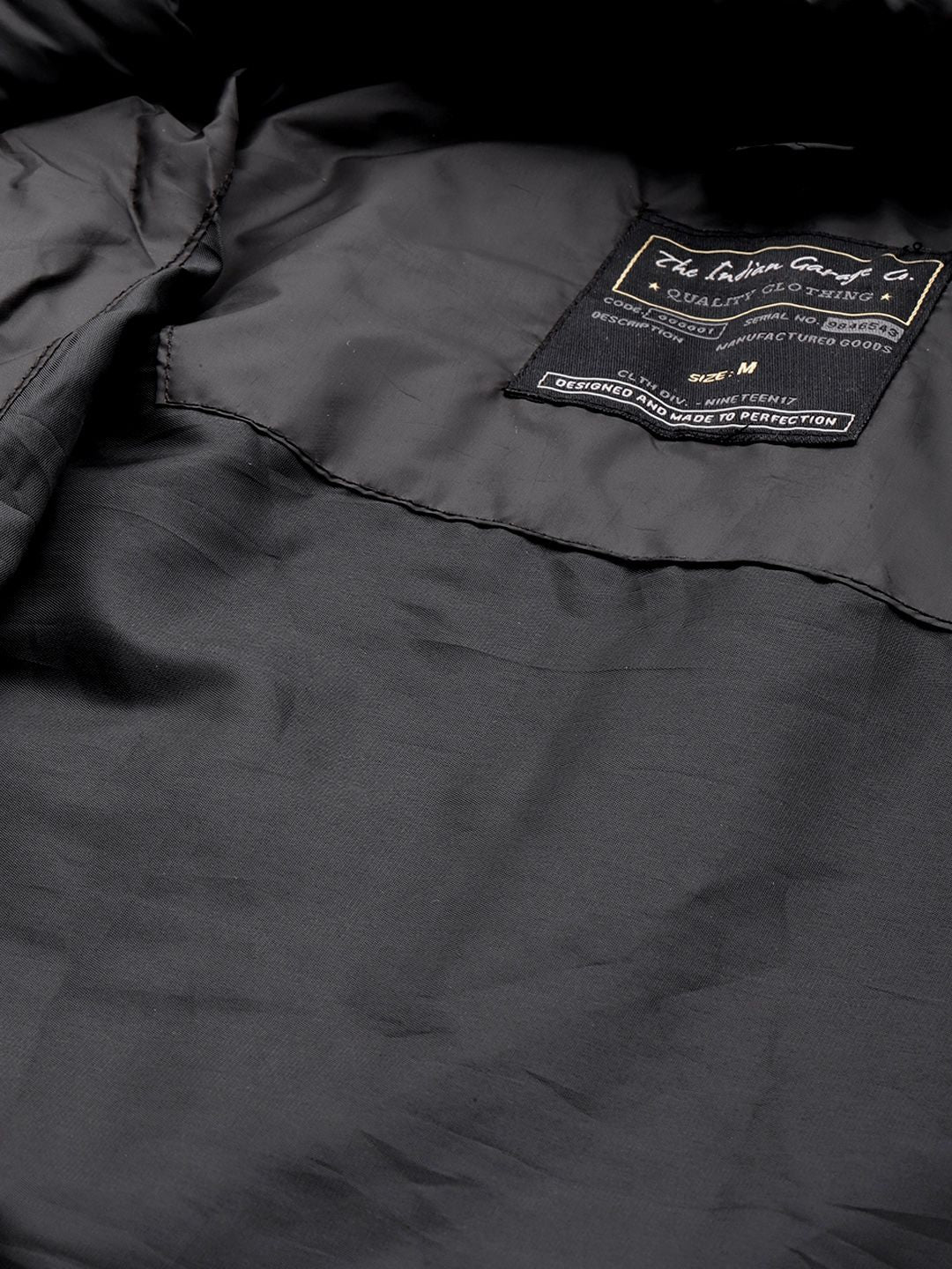 The Indian Garage Co Men Zip-Front Hooded Puffer Jacket