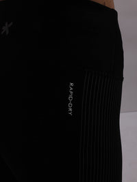 HRX by Hrithik Roshan Women Striped Mesh Rapid-Dry Cropped Training Tights