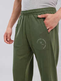 HRX by Hrithik Roshan Men Typography print Detail Mid-Rise Yoga Joggers