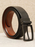 Teakwood Leathers Men Leather Reversible Formal Belt