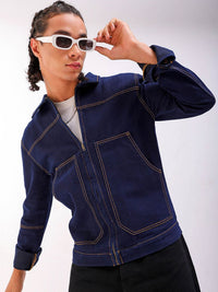 The Indian Garage Co Washed Crop Denim Jacket