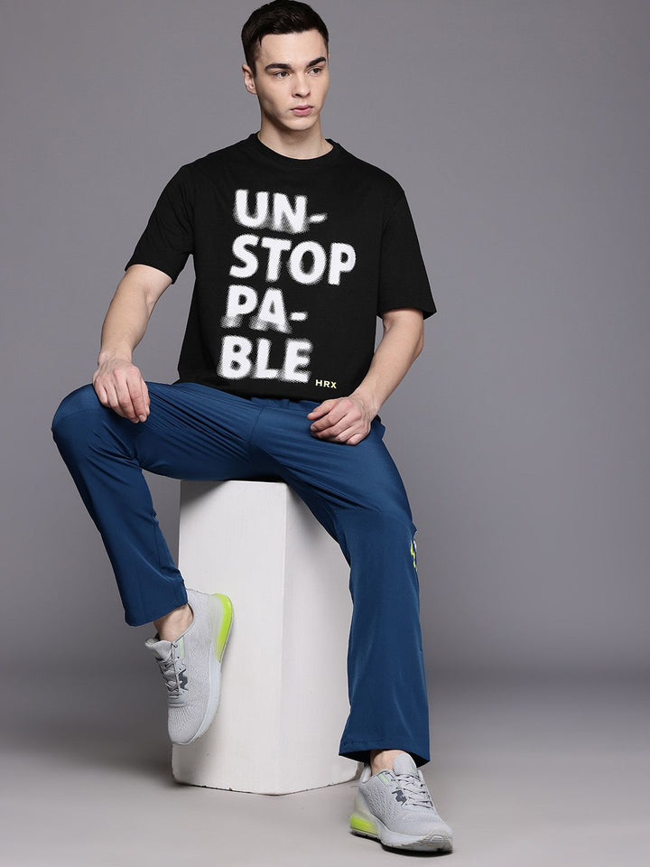 HRX by Hrithik Roshan Men Typography Printed Training T-shirt