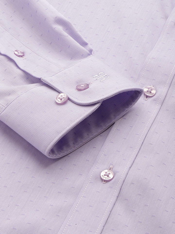 Raymond Slim Fit Textured Pure Cotton Formal Shirt
