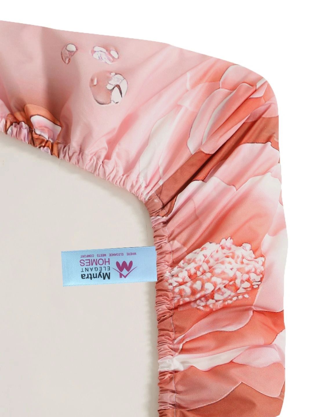 Myntra Elegant Homes Watak Kartun Merah Jambu 400 TC Cadar Katil King dengan 2 Sarung Bantal