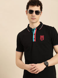 Being Human Short Sleeves Polo Collar Pure Cotton T-shirt