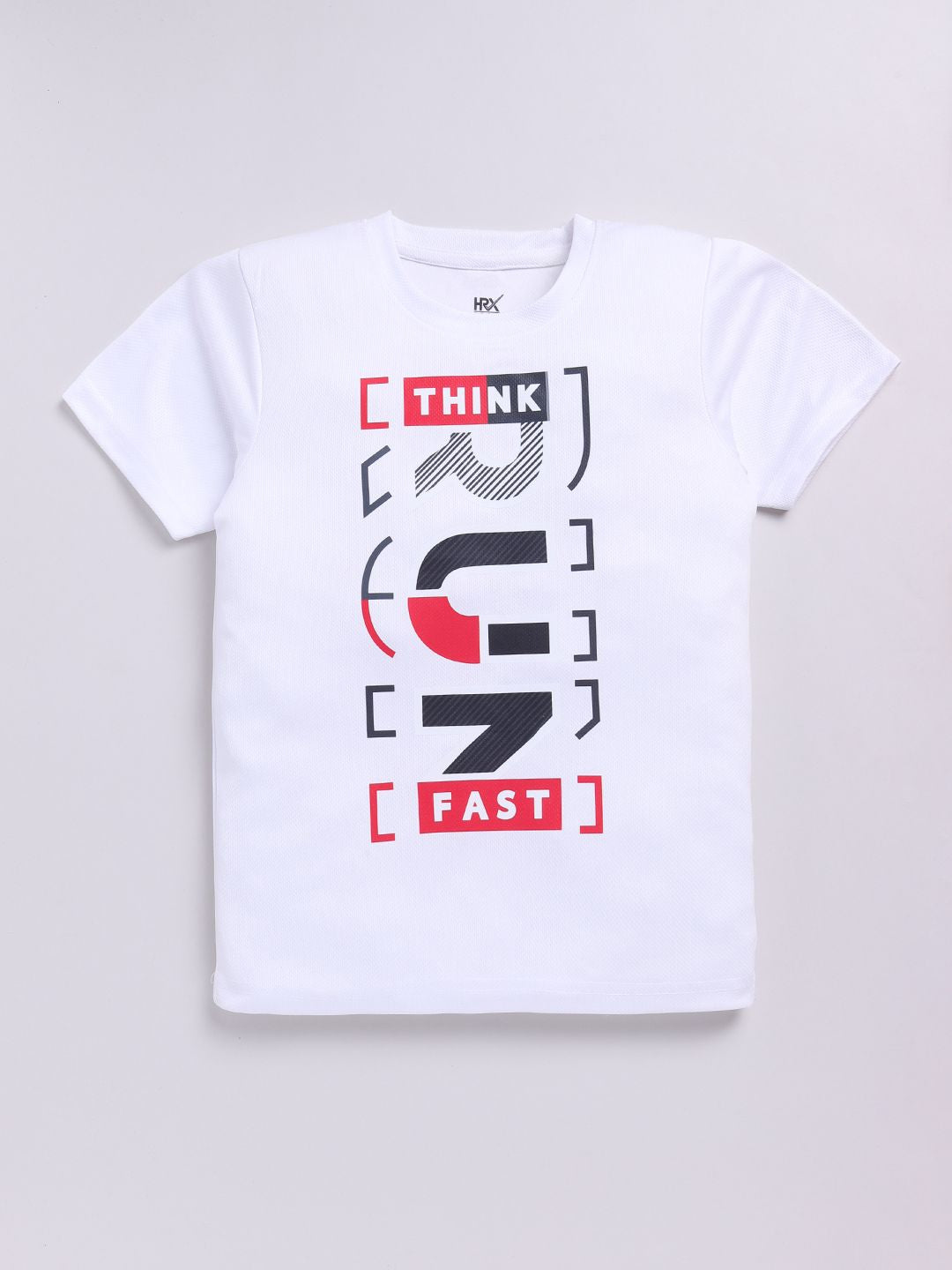HRX by Hrithik Roshan Boys Typography Printed T-shirt