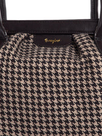 Berrylush Checked Bucket Handheld Bag