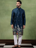 SOJANYA Men Floral Embroidered Thread Work Kurta