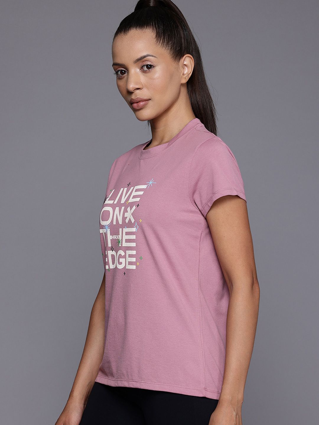 HRX by Hrithik Roshan Women Typography Printed T-shirt