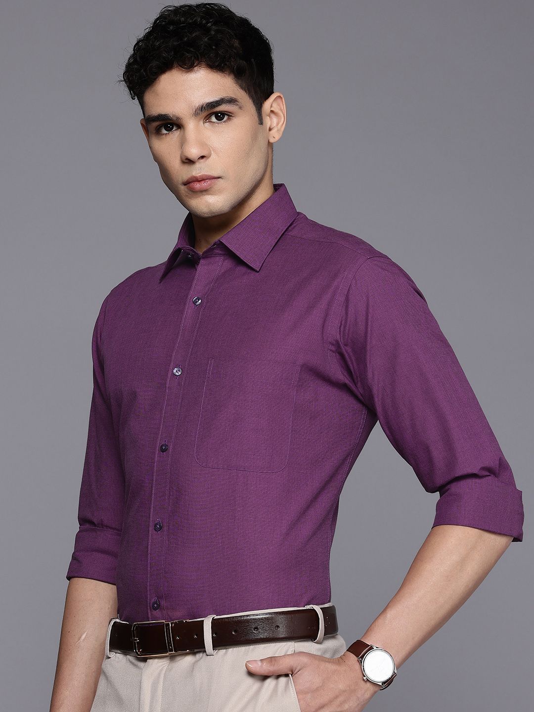 Raymond Pure Cotton Slim Fit Formal Shirt