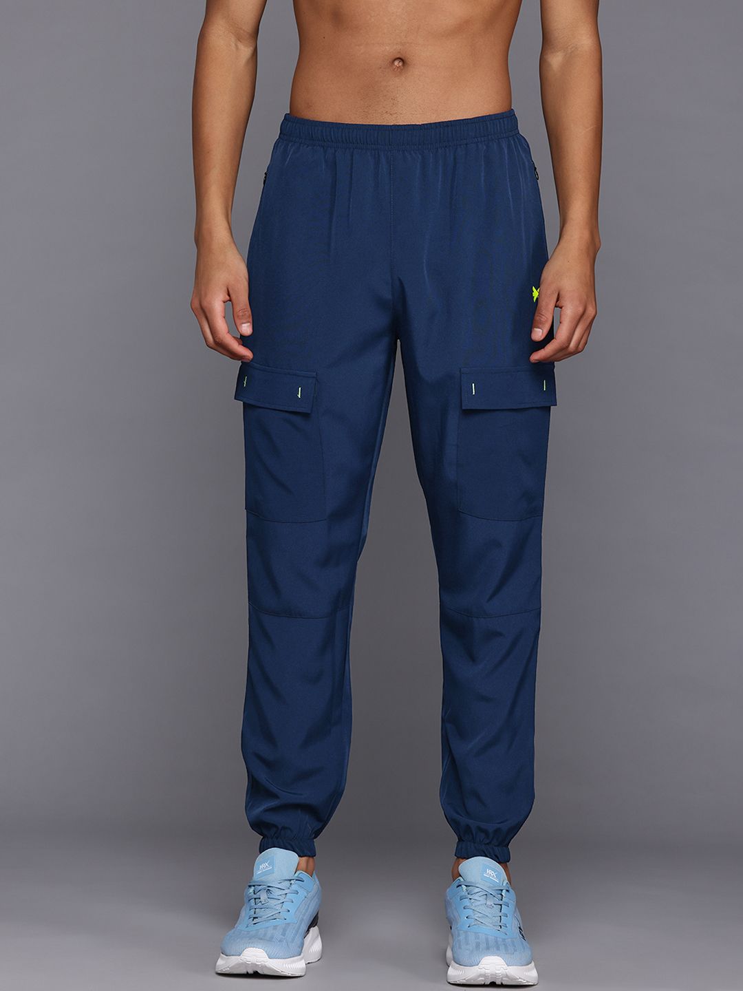 HRX by Hrithik Roshan Men Rapid-Dry Training Cargo Joggers