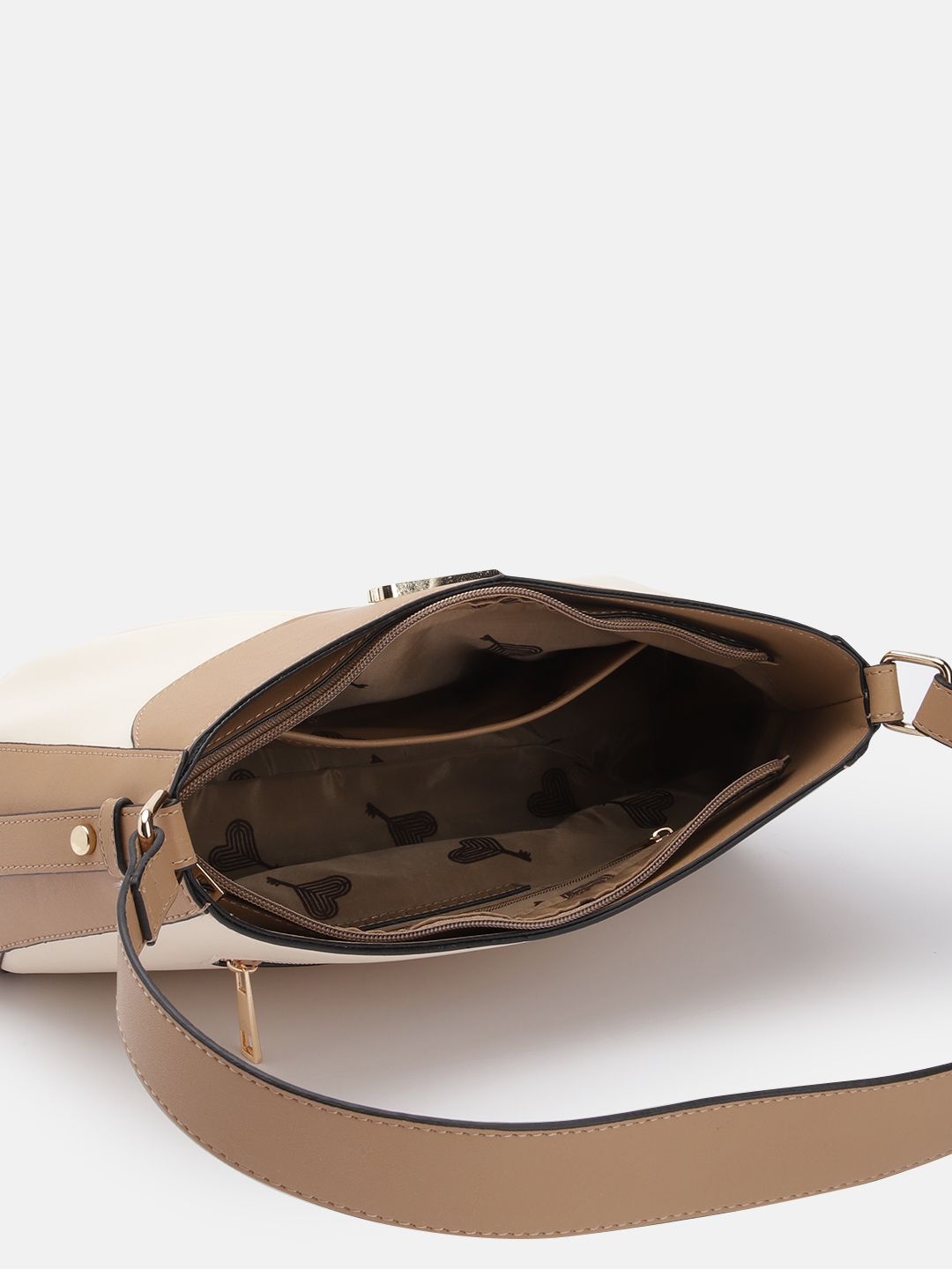 The Label Life Colourblocked Baguette Bag