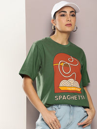 DILLINGER Women Graphic Printed T-shirt