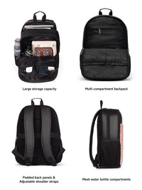 ZOUK Mangalore Blossoms Printed Water Resistance Backpack Up To 16 Inch