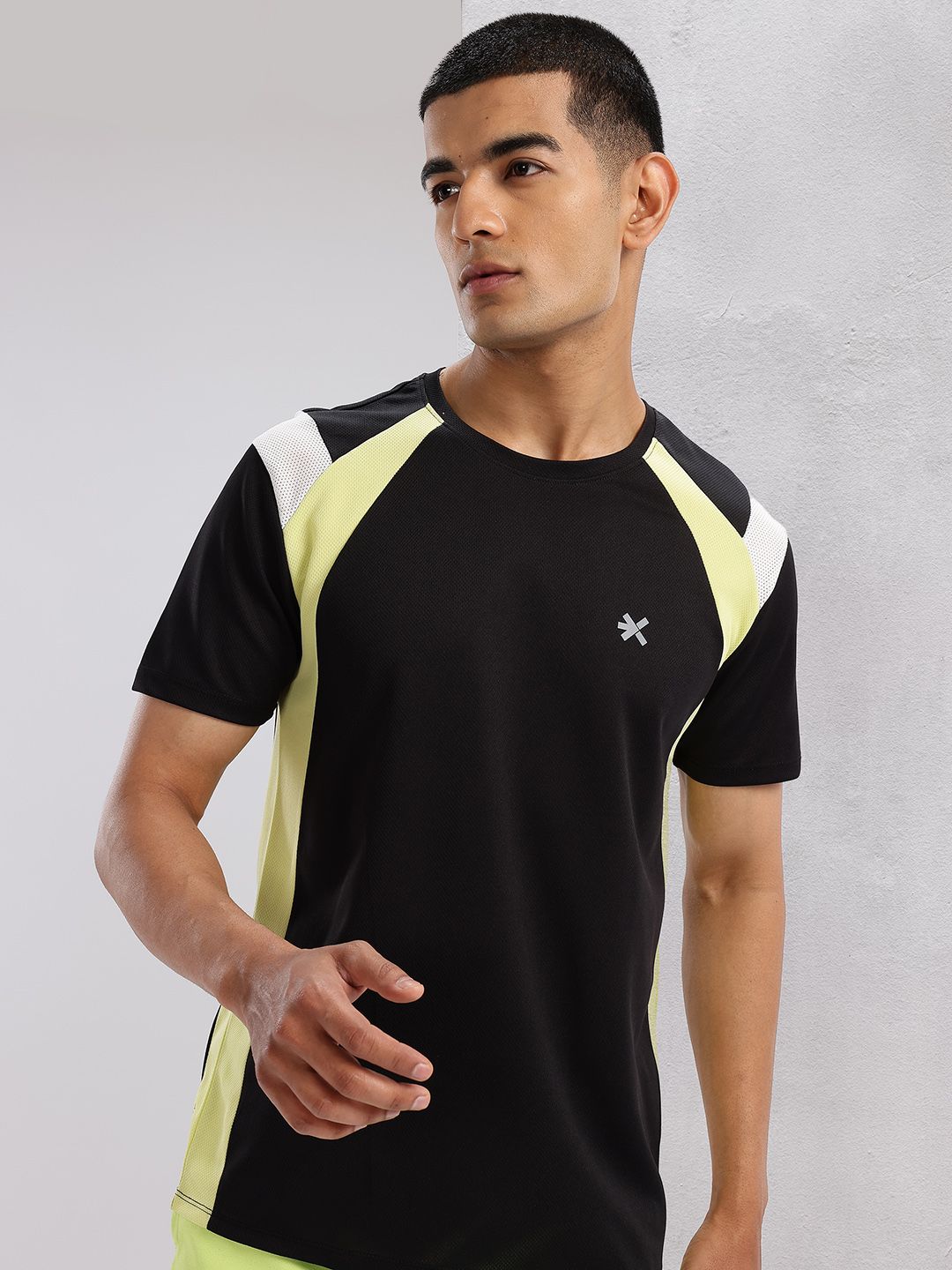 HRX by Hrithik Roshan Rapid-Dry Colourblocked Running T-shirt