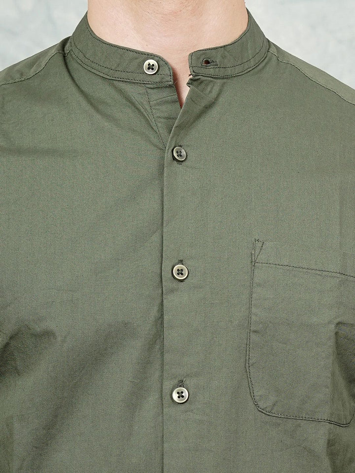 The Indian Garage Co Men Regular Fit Opaque Casual Shirt