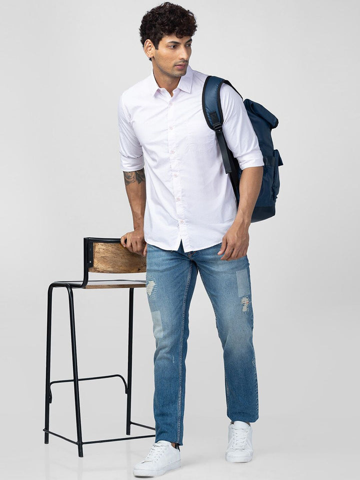 SPYKAR Men Mildly Distressed Heavy Fade Cotton Jeans