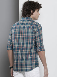 The Indian Garage Co Men Checked Casual Shirt
